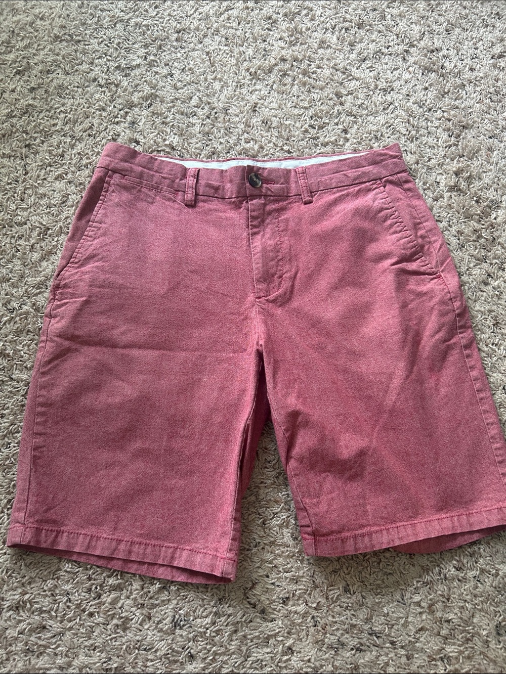 Old Navy Men's Dusty Rose Flat Front Shorts